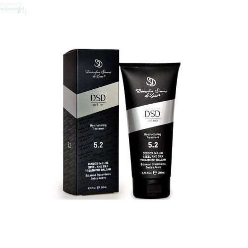 DSD De Luxe 5.2 Żelazo i Jedwab Balsam – odbudowujący balsam do włosów 200 ml