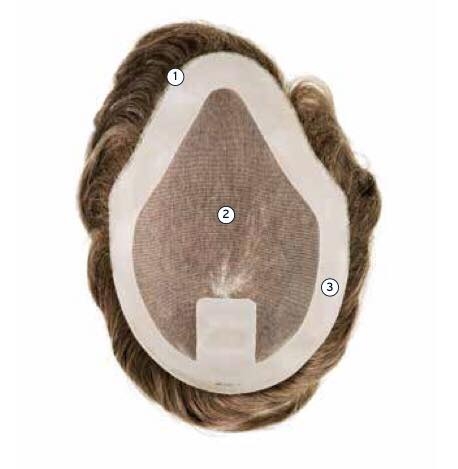 Niechirurgiczne zagęszczanie włosów dla mężczyzn – system 12–15 cm