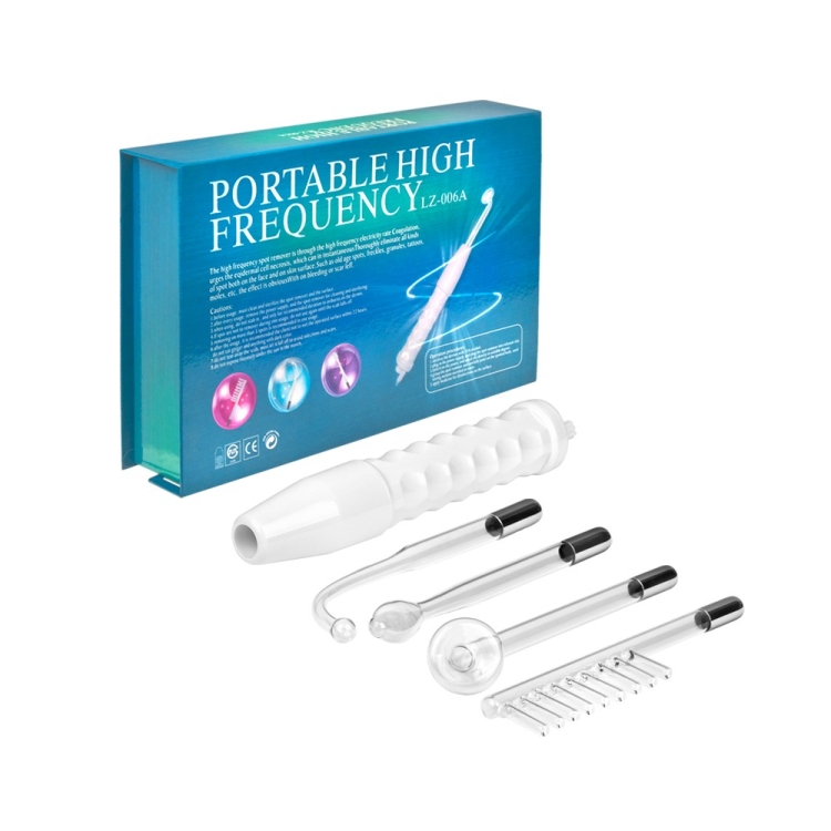 Darsonval Derma Wand zestaw 4 pelot w tym grzebień