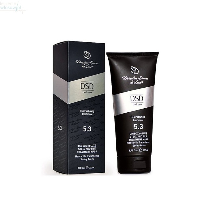 DSD De Luxe 5.3 Żelazo i Jedwab Maska – regenerująca maska do włosów 200 ml