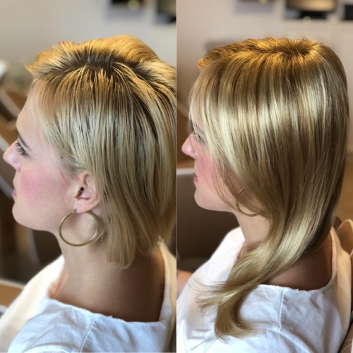 Niechirurgiczny system zagęszczania włosów syntetycznych dla kobiet